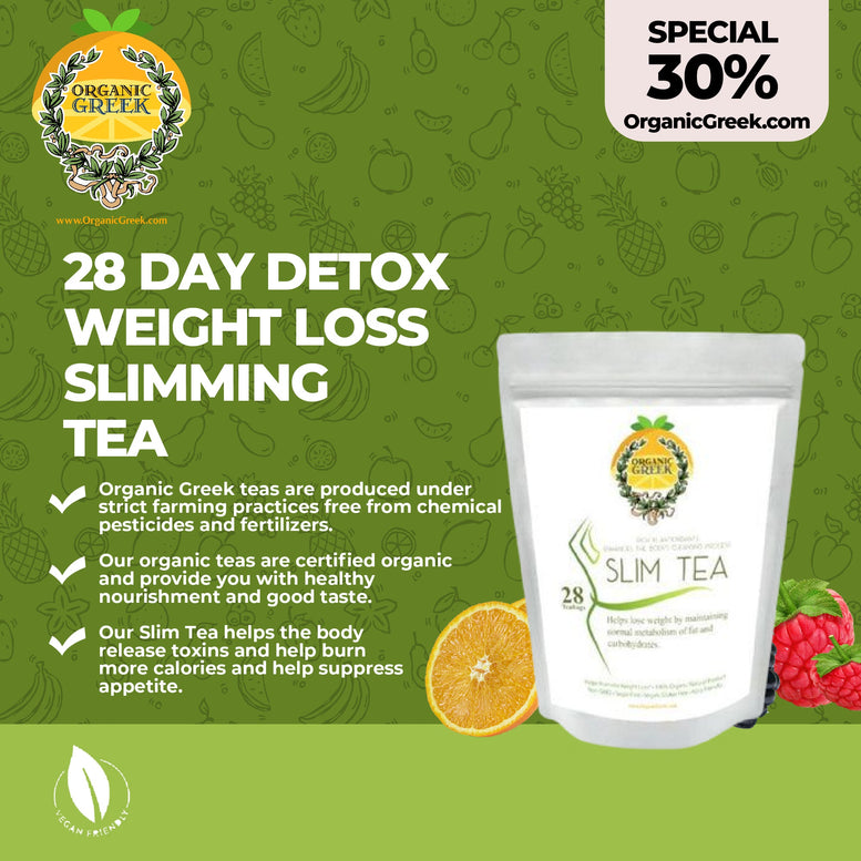 Organic Greek Detox Weight Loss Slimming Tea